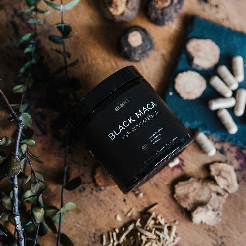 TERRA ELMNT Black Maca in daily use